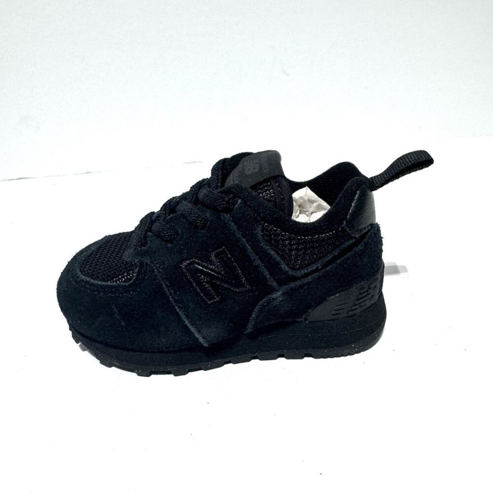 New Balance Toddlers 574 Sneaker Black Size 3 Wide
